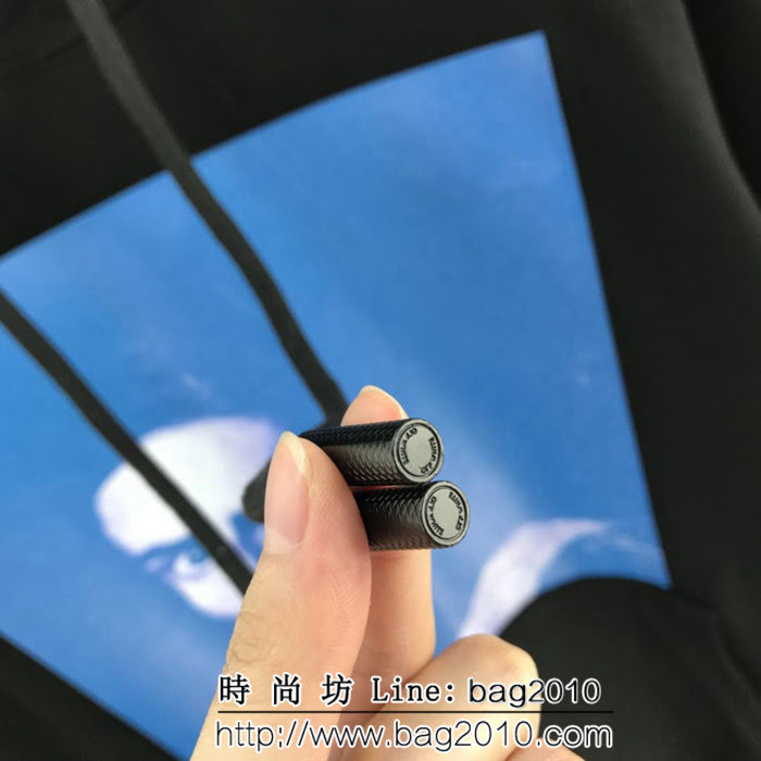 OFF-white18ss秋冬新款 貝爾尼尼人像印花 純棉衛衣 情侶款 ydi1266